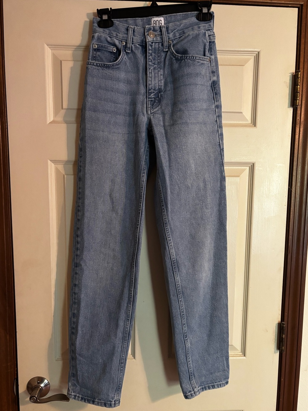 BDG Urban Outfitters High Rise Baggy Jeans Light Wash Size 24